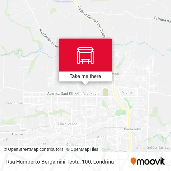 Rua Humberto Bergamini Testa, 100 map