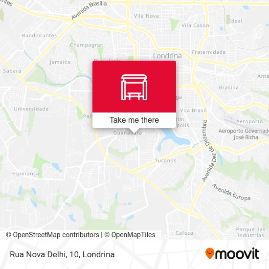 Rua Nova Delhi, 10 map