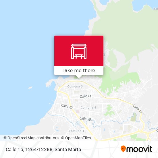Calle 1b, 1264-12288 map