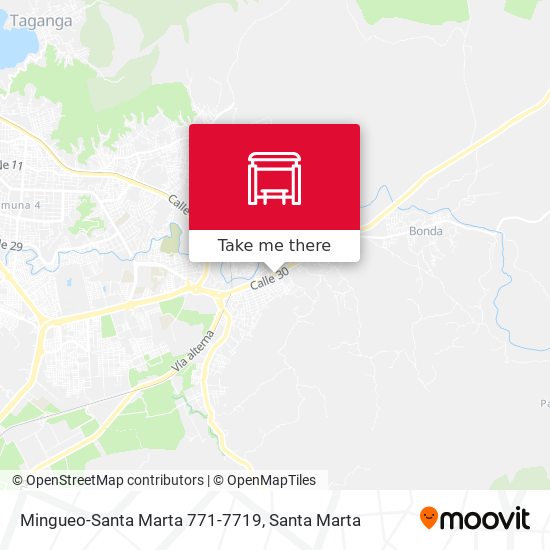 Mingueo-Santa Marta 771-7719 map