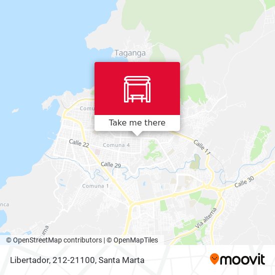 Libertador, 212-21100 map