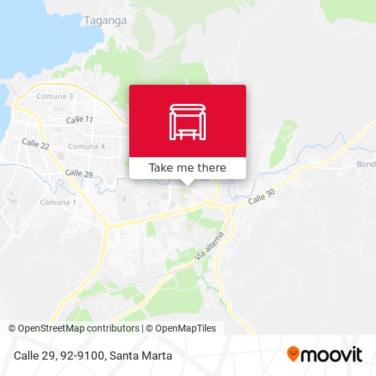 Mapa de Calle 29, 92-9100