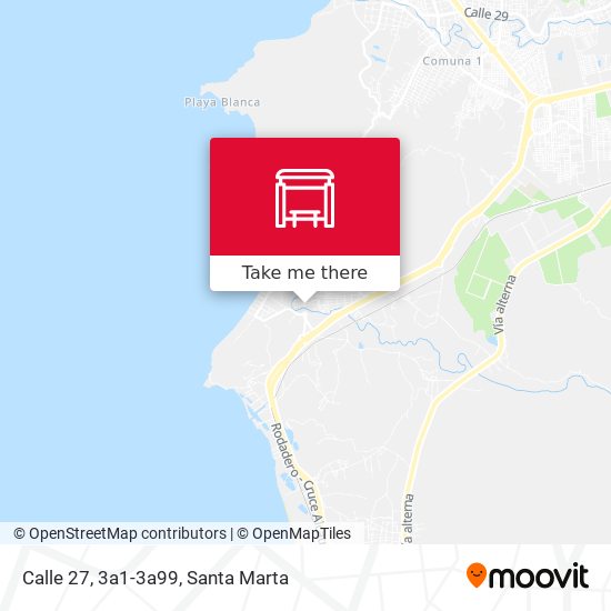 Mapa de Calle 27, 3a1-3a99