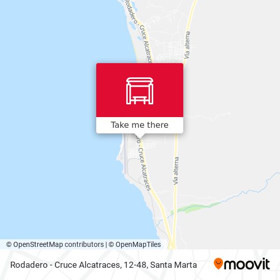 Rodadero - Cruce Alcatraces, 12-48 map