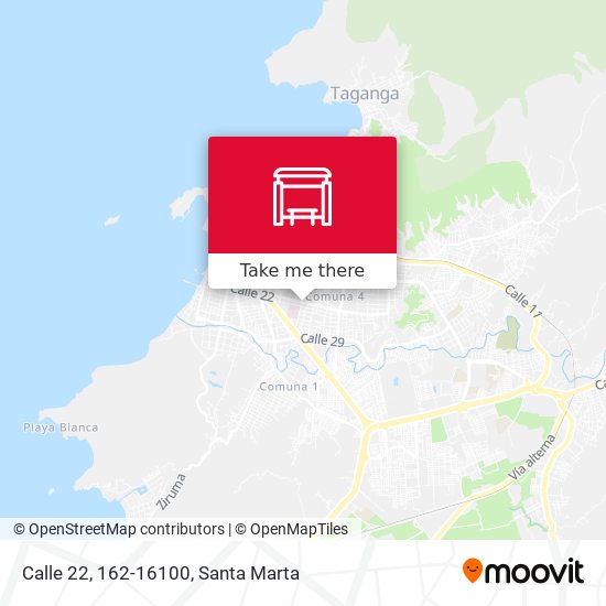 Mapa de Calle 22, 162-16100