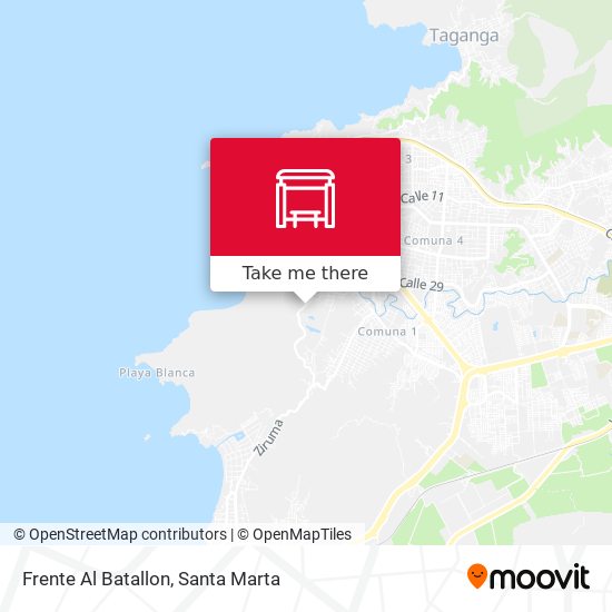 Mapa de Frente Al Batallon