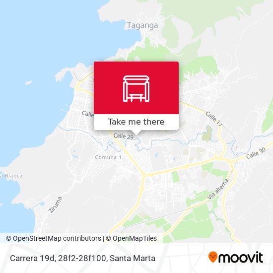 Carrera 19d, 28f2-28f100 map