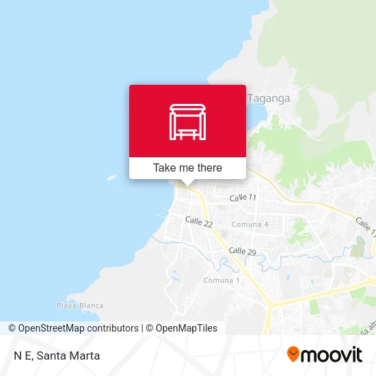 N E map