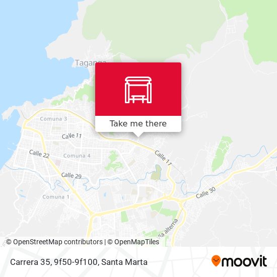 Carrera 35, 9f50-9f100 map