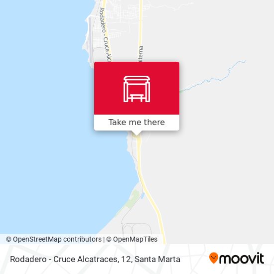 Mapa de Rodadero - Cruce Alcatraces, 12