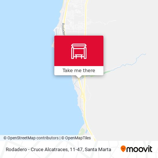Rodadero - Cruce Alcatraces, 11-47 map
