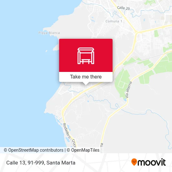 Calle 13, 91-999 map
