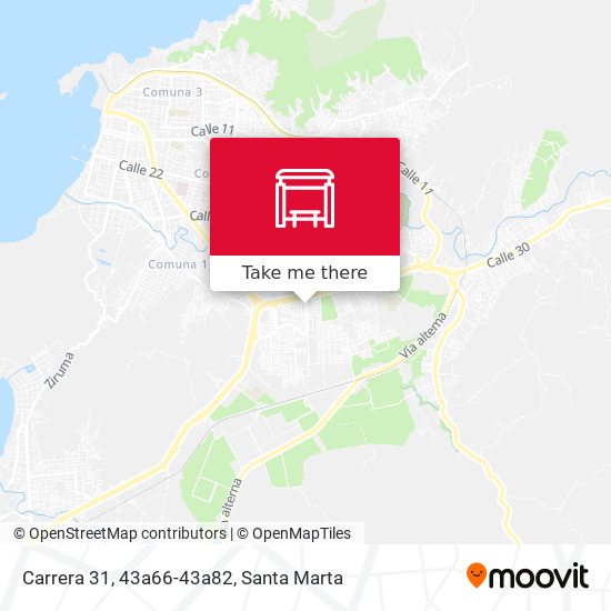 Carrera 31, 43a66-43a82 map