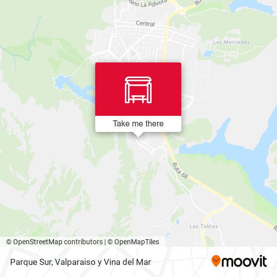 Mapa de Parque Sur