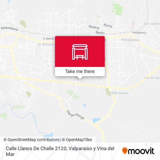 Mapa de Calle Llanos De Challe 2120