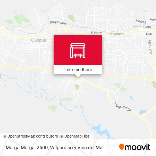 Marga Marga, 2600 map