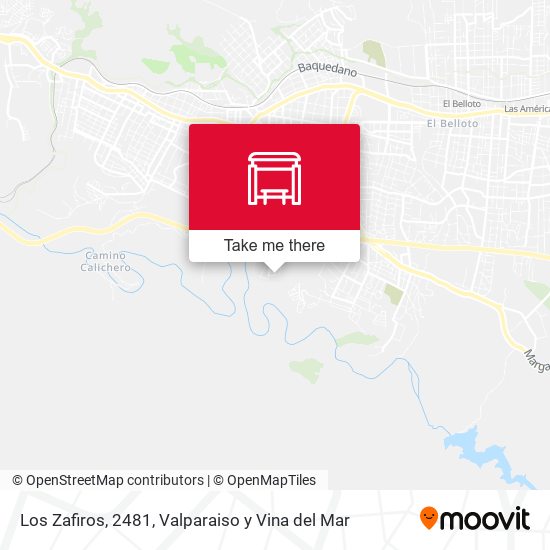 Los Zafiros, 2481 map