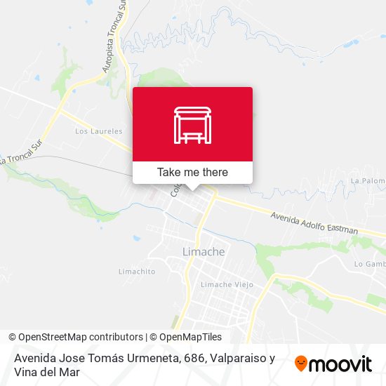 Avenida Jose Tomás Urmeneta, 686 map