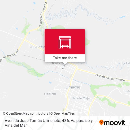 Mapa de Avenida Jose Tomás Urmeneta, 436