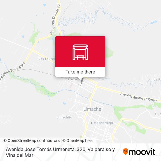 Avenida Jose Tomás Urmeneta, 320 map