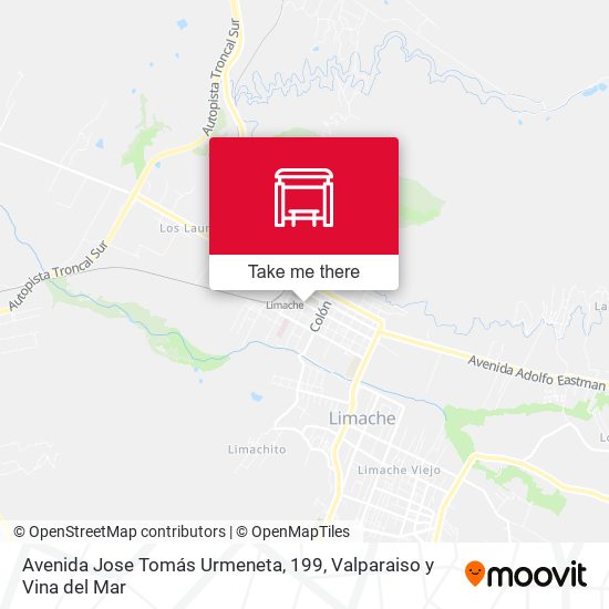 Avenida Jose Tomás Urmeneta, 199 map