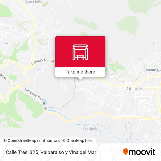 Calle Tres, 325 map