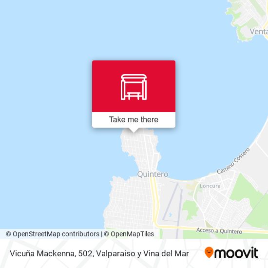 Vicuña Mackenna, 502 map