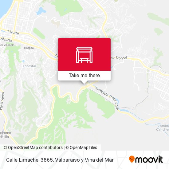 Calle Limache, 3865 map