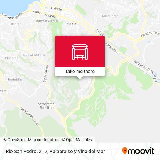 Rio San Pedro, 212 map
