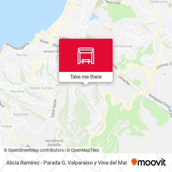 Alicia Ramírez - Parada G map