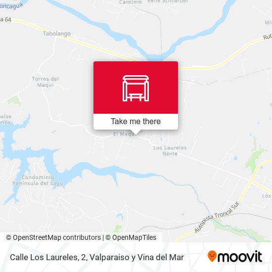 Calle Los Laureles, 2 map