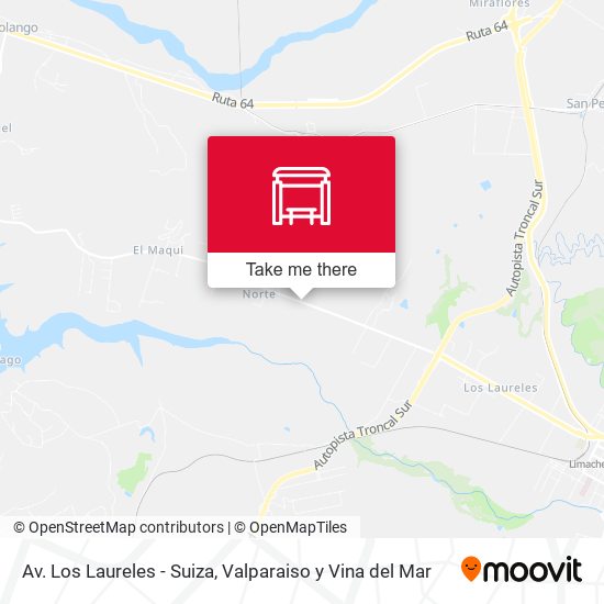 Av. Los Laureles - Suiza map