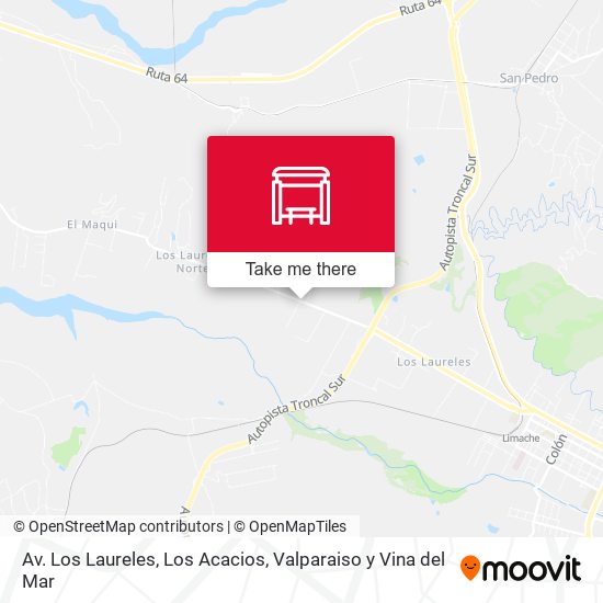 Av. Los Laureles, Los Acacios map
