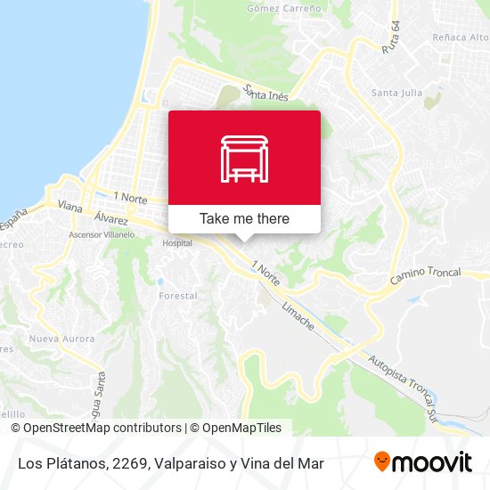 Los Plátanos, 2269 map