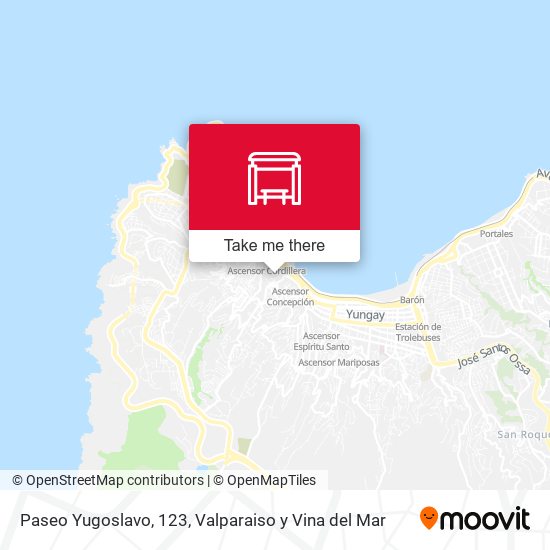 Paseo Yugoslavo, 123 map