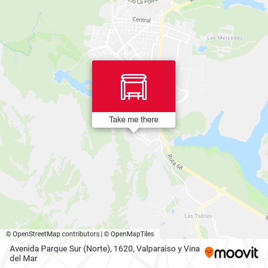 Avenida Parque Sur (Norte), 1620 map