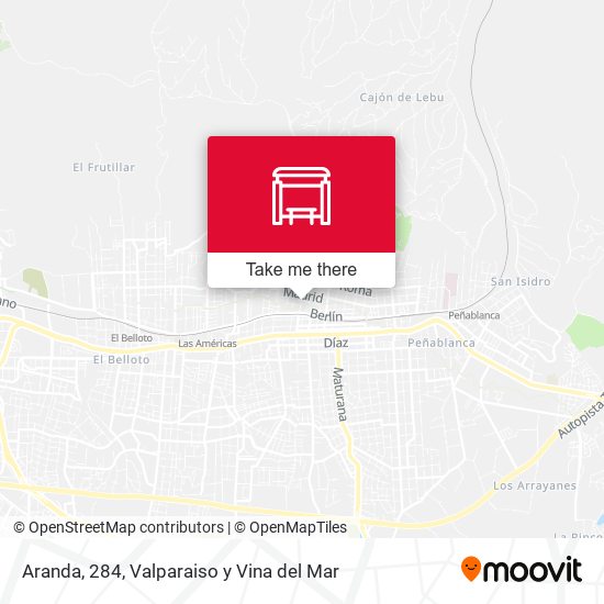 Aranda, 284 map