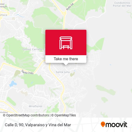 Calle D, 90 map
