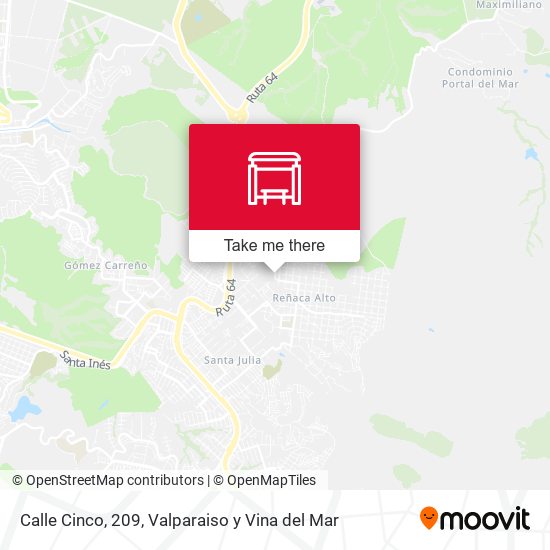 Calle Cinco, 209 map