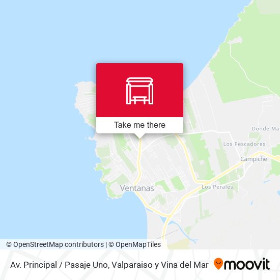 Av. Principal / Pasaje Uno map
