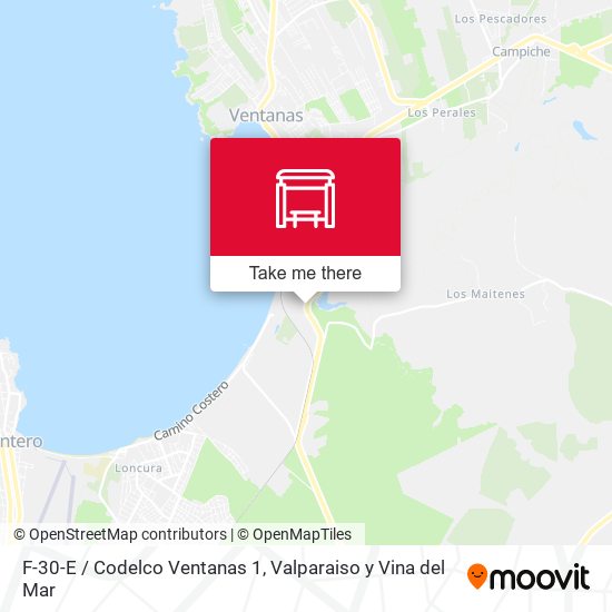 F-30-E / Codelco Ventanas 1 map