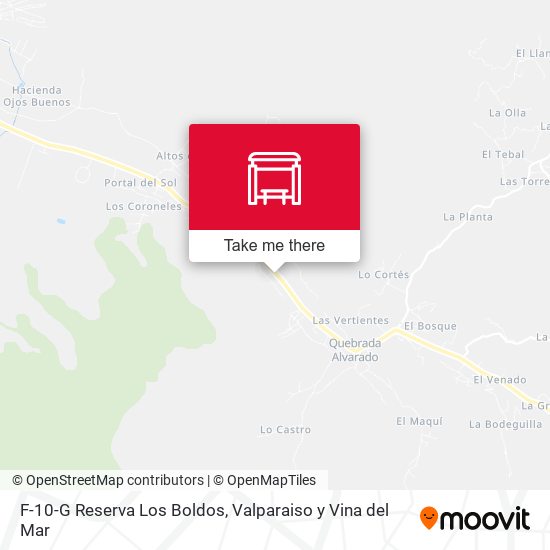 F-10-G Reserva Los Boldos map