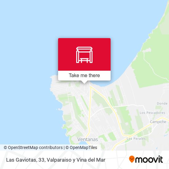 Las Gaviotas, 33 map