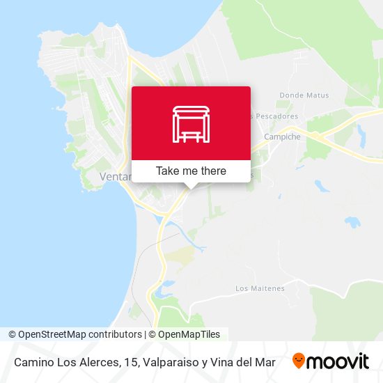 Mapa de Camino Los Alerces, 15