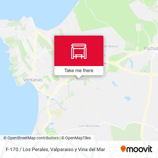 F-170 / Los Perales map