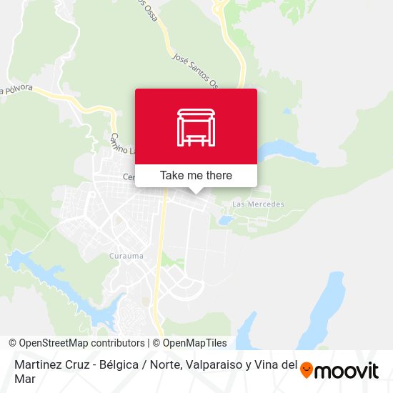 Martinez Cruz - Bélgica / Norte map