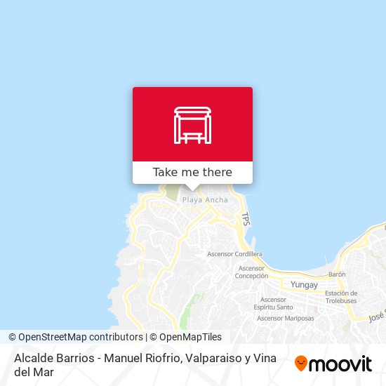 Alcalde Barrios - Manuel Riofrio map