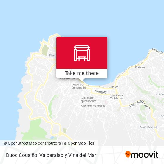 Duoc Cousiño map