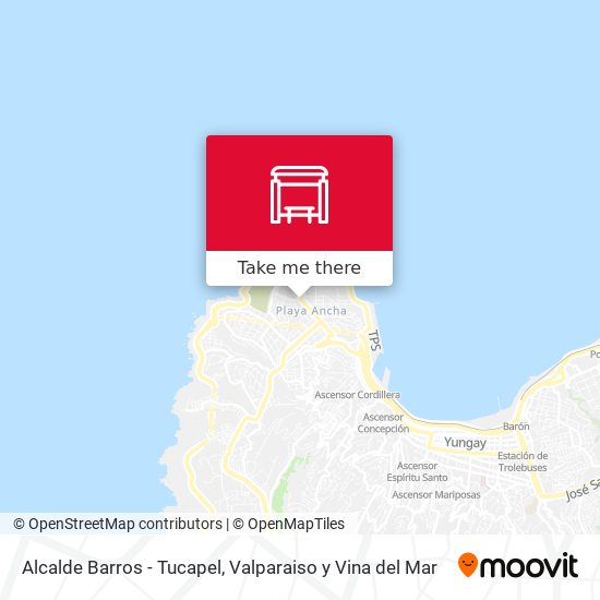 Alcalde Barros - Tucapel map