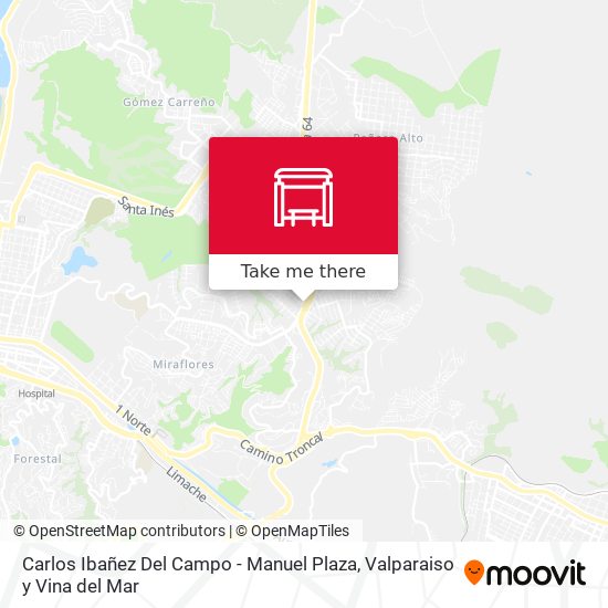 Carlos Ibañez Del Campo - Manuel Plaza map